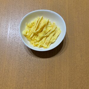 電子レンジで錦糸卵